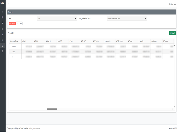 Budget Application screenshot 4 (mock)